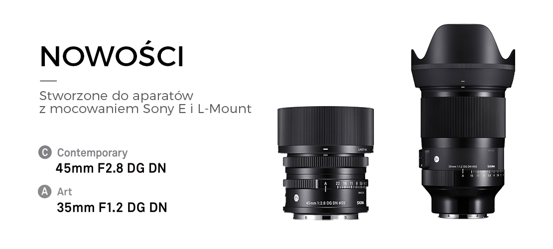 Nowe obiektywy SIGMA