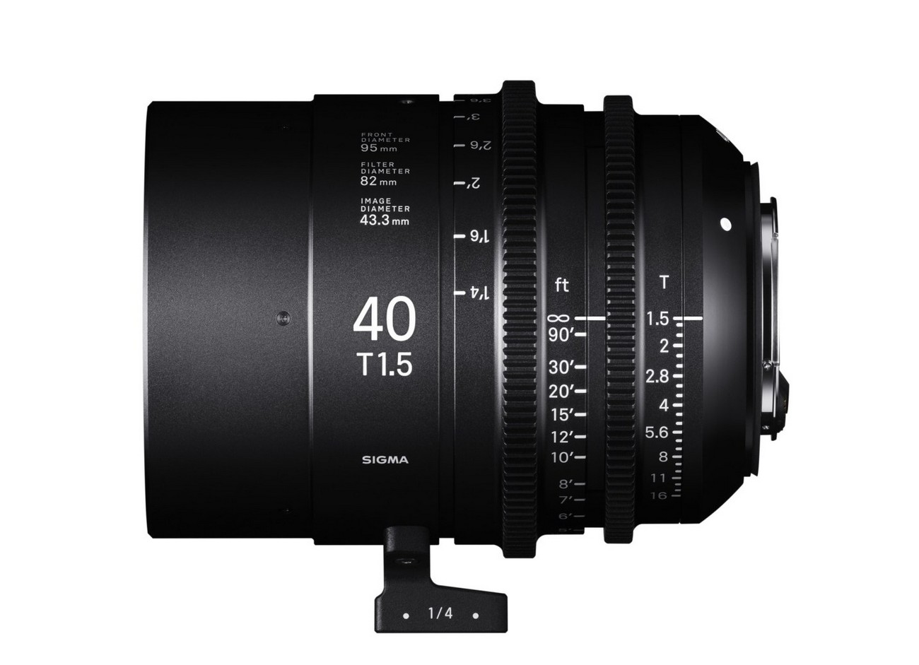 SIGMA CINE 40mm F1.5 PL Metric