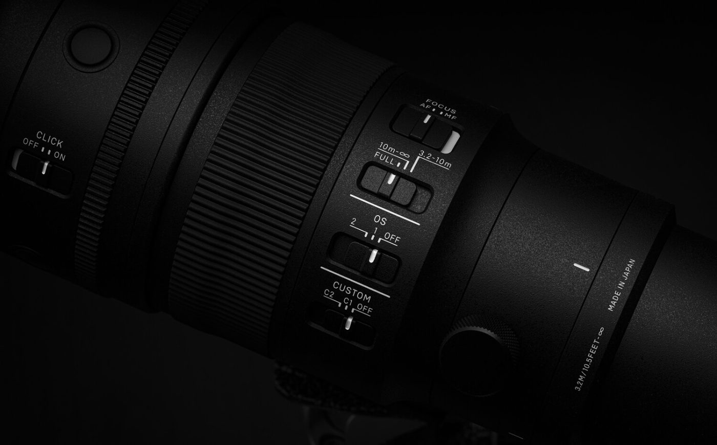 Sigma 500mm F5.6 DG DN OS | Sports budowa