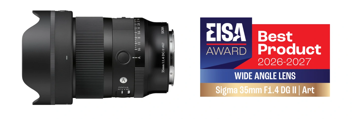 Sigma 35mm F1.4 DG II | Art Nagroda w kategorii: EISA Wide Angle Lens 2026–2027